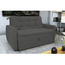 Ver imagem 1 de Sofá Cama Meg Suede Cinza B250 - Matrix