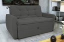 Ver imagem 1 de Sofá Cama Meg Suede Cinza B250 - Matrix