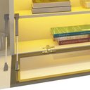 Ver imagem 6 de Home para TV 217 Luminare LED Reflecta 100% MDF Off White - Gelius
