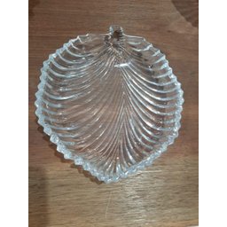 Prato de Cristal Decorativo Leaf LYOR - 5