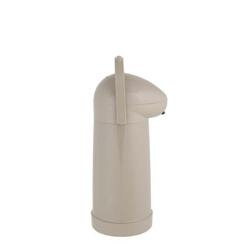 Garrafa Termica Pressao Nobile 1,0 litro Bege MOR