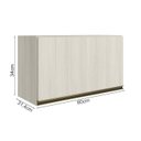 Ver imagem 3 de Armario Aereo Basc Mdf 60 Cm Kali 16337 Bianco Toq Bianco Toq Nicioli