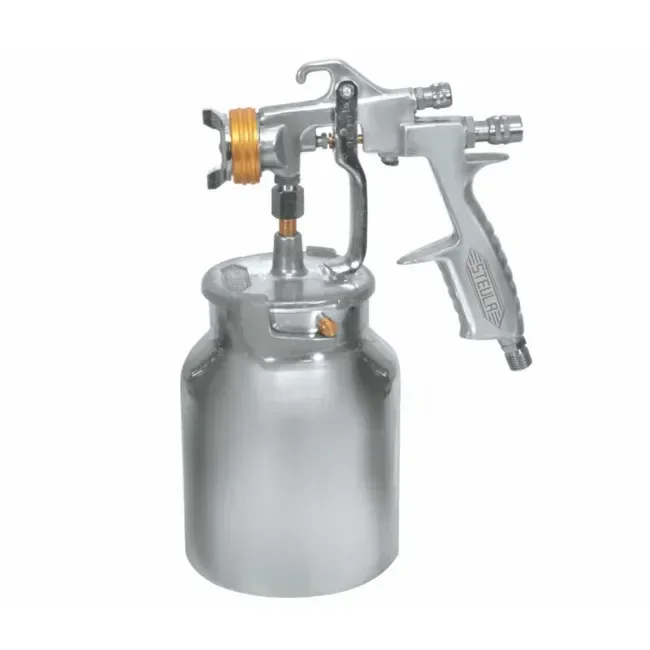 Ver imagem 1 de Pistola P/ Pintura Tipo Sucção Alta Produção 1.8mm C/ Caneca