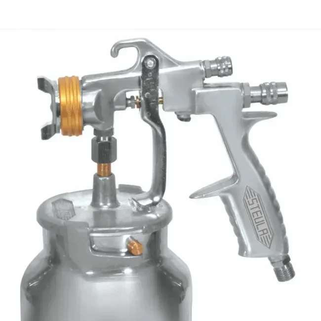 Pistola P/ Pintura Tipo Sucção Alta Produção 1.8mm C/ Caneca - 3