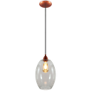 Ver imagem 1 de Pendente Moderno Barril Extra Grande Multi Ambientes:cobre/cobre C/transparente/110/220