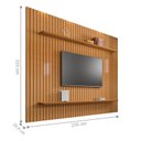 Ver imagem 3 de Painel Ripado até 60 Polegadas Durham Cinamomo