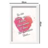 Quadro Decorativo Encontrei o Amor - Frases - Tamanho A3 - Premium - Acrílico e Moldura - 3