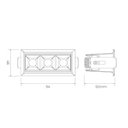 Ver imagem 3 de Spot Embutir Square Micro 7w 2700k 30º Irc90 Branco-stella