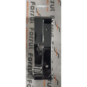 Kit Dobradiça Chumbar N-1 20cm 1 Haste Porta Portão Porteira Preto