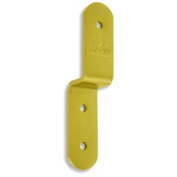2 Kits Suporte De Tranca Aberto Forsul (2 Suportes + Parafusos) Dourado - 2