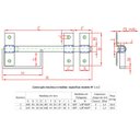 Ver imagem 3 de Kit Ferrolho Tranca Trinco Com Alça 15cm N-2 Forsul Preto