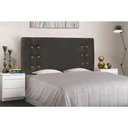 Ver imagem 3 de Cabeceira King 1,95m Genova Suede Cinza