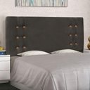 Ver imagem 4 de Cabeceira King 1,95m Genova Suede Cinza