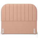 Ver imagem 3 de Cabeceira Cama Box Casal Estofada Orgânica 140cm Alice W01 Linho Rosê - Lyam Decor