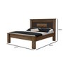 Cama De Casal Milena para Colchão de 138x188cm Luke Móveis - 3