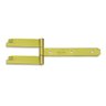 Kit Dobradiça Chumbar N-2 25cm 2 Hastes Porta Portão Dourado - 2