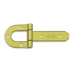 Kit para Portão N-4 Forsul (dobradiça Ferradura+ferrolho) Dourado - 4