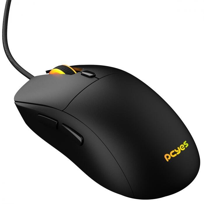 Mouse Gamer Pcyes Basaran Black Vulcan - 12400 Dpi - Rgb - 6 Botoes - Pmgbrbv - 2