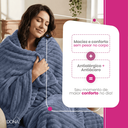 Ver imagem 5 de Manta Cobertor Casal Luster Canelada 180x220cm Microfibra Super Macio Premium