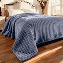 Ver imagem 2 de Manta Cobertor Casal Luster Canelada 180x220cm Microfibra Super Macio Premium