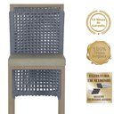 Ver imagem 3 de Mesa Bistrô e 2 Banquetas Roma Fendi Corda Náutica Estofado 8 Trama Original