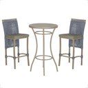 Ver imagem 1 de Mesa Bistrô e 2 Banquetas Roma Fendi Corda Náutica Estofado 8 Trama Original
