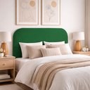 Ver imagem 1 de Cabeceira Cama Box Queen 1,60m Orgânica Luma Suede Verde