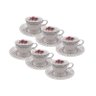 Jogo 12 Pçs L'hermitage Café Mon Cheri New Bone China 80ml - 1