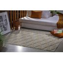 Ver imagem 1 de Tapete Sala Relevo Jazz Perola/ Cinza 1,50 x 2,00 des 13