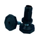 Ver imagem 4 de Kit com 12 Pé Nivelador 1/4x3/4 com Base de 22mm + Bucha Metálica