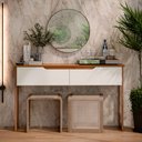 Ver imagem 1 de Aparador Buffet Sala Flow Eros 2 Portas com Pés de Madeira com Freijó - Rede Móveis