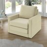 Poltrona Simi 2 em 1 Poltrona Cama Bege Estofama - 1