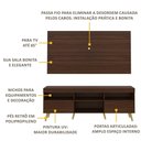 Ver imagem 4 de Rack com Painel TV 65" Retrô Flórida Multimóveis V3133