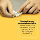 Ver imagem 4 de Tela Mosquiteiro Removível para Janela 1,00m X 1,20m Bronze