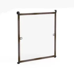 Tela Mosquiteiro Removível para Janela 1,20m x 1,50m Bronze - 1
