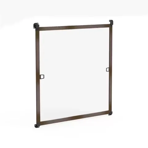 Tela Mosquiteiro Removível para Janela 1,20m x 1,50m Bronze