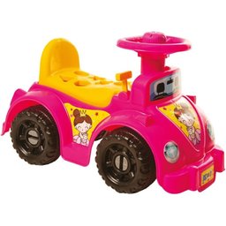 Carrinho Andador Interativo Peças Geométricas Princesa Rosa - 3