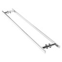 Ver mais imagens de Puxador Inox Para Porta De Correr Vidro Madeira 70cm M.S