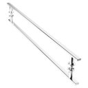 Ver imagem 1 de Puxador Inox Para Porta De Correr Vidro Madeira 70cm M.S