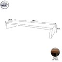 Ver imagem 2 de Suporte p/ Monitor MDF Mesa Escritório 70cm x 20cm F5