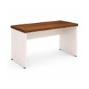 Ver imagem 4 de Mesa de Escritório Executiva Reta 1,20m x 0,60m (Tampo 40mm) Nogal Sevilha / Champanhe