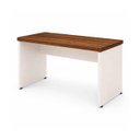 Ver imagem 7 de Mesa de Escritório Executiva Reta 1,20m x 0,60m (Tampo 40mm) Nogal Sevilha / Champanhe