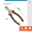 Ver imagem 3 de Kit Jogo Alicates Utilidades Universal Corte Bico Pressão