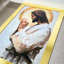 Ver imagem 3 de Placa MDF Impressão Fotográfica Religiosa Borda Espelhada