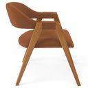 Ver imagem 7 de Kit 06 Cadeiras de Jantar e Estar Living Estofada Nadja L02 Bouclê Terracota - Lyam Decor