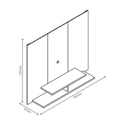 Painel Suspenso para TVs Até 60 Polegadas Germai Treviso - 3
