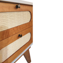 Ver imagem 4 de Mesa de Cabeceira Zaya 2 Gavetas