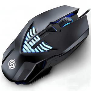 Mouse Gamer Usb K-snake Q1 3200 Dpi Óptico com Fio - Preto:preto