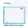 Lousa Educacional Interativa Unionboard Color 82 Pol. Azul - 9