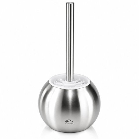 Escova Sanitária de Banheiro com Suporte - Inox